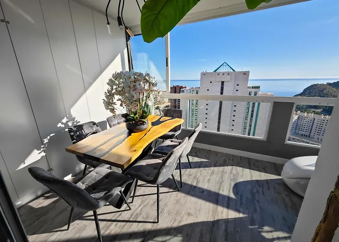 Skyfall 26th Floor La Cala De Finestrat Seaview 公寓 貝尼多姆